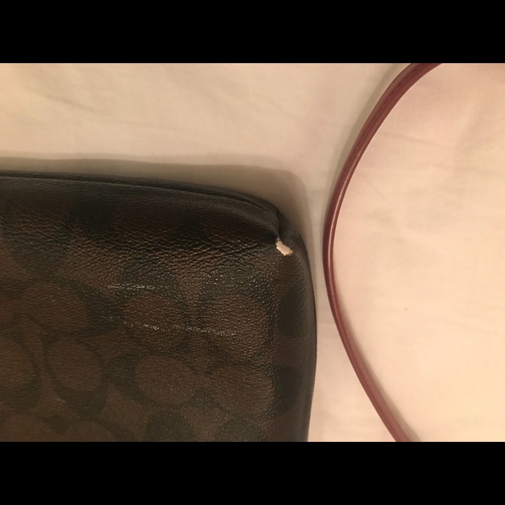 Leather Coach Messenger Bag - Picture 3 of 5